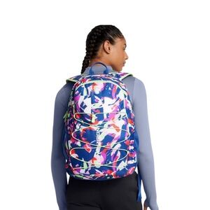NWT Under Armour Hustle Sport Backpack Blue/Multi UA Storm Technology 1364181